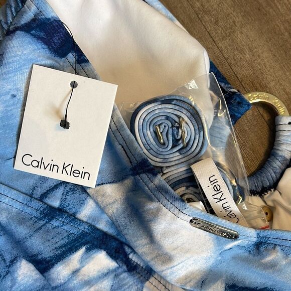 Calvin Klein One Piece SwimSuit New Deep Sea - Picture 3 of 3